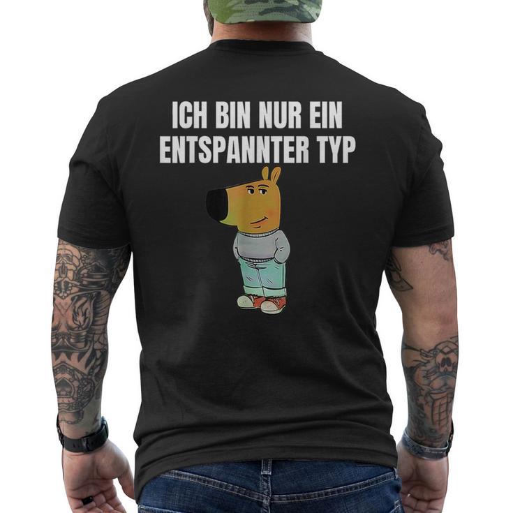 Ich Bin Einfach Ein Entspannter Typ T-Shirt mit Rückendruck