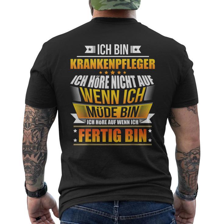 Ich Bin Krankenpfleger Ich Bin T-Shirt mit Rückendruck