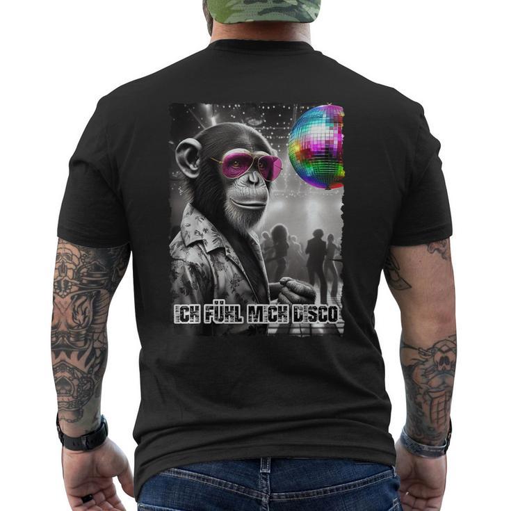 Ich Fühl Mich Fühl Mich Disco Ball T-Shirt mit Rückendruck