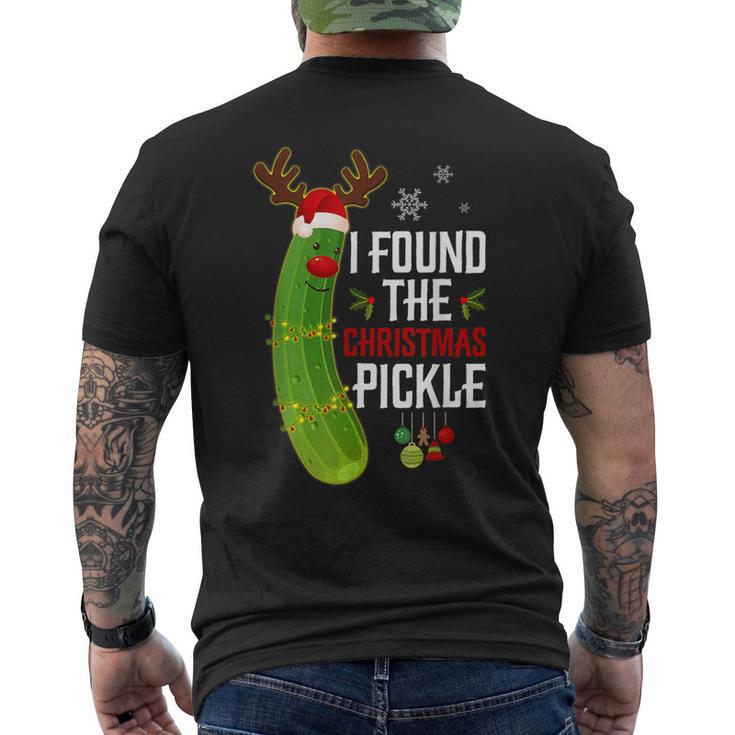 Ich Habe Die Weihnachtsgurke Finden T-Shirt mit Rückendruck