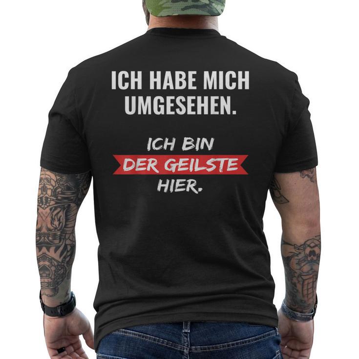 Ich Habe Mich Umsehen T-Shirt mit Rückendruck