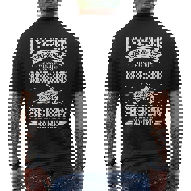 Idee Originale Pour Papa Motard Fan De Moto Humour Noël T-shirt imprimé au dos