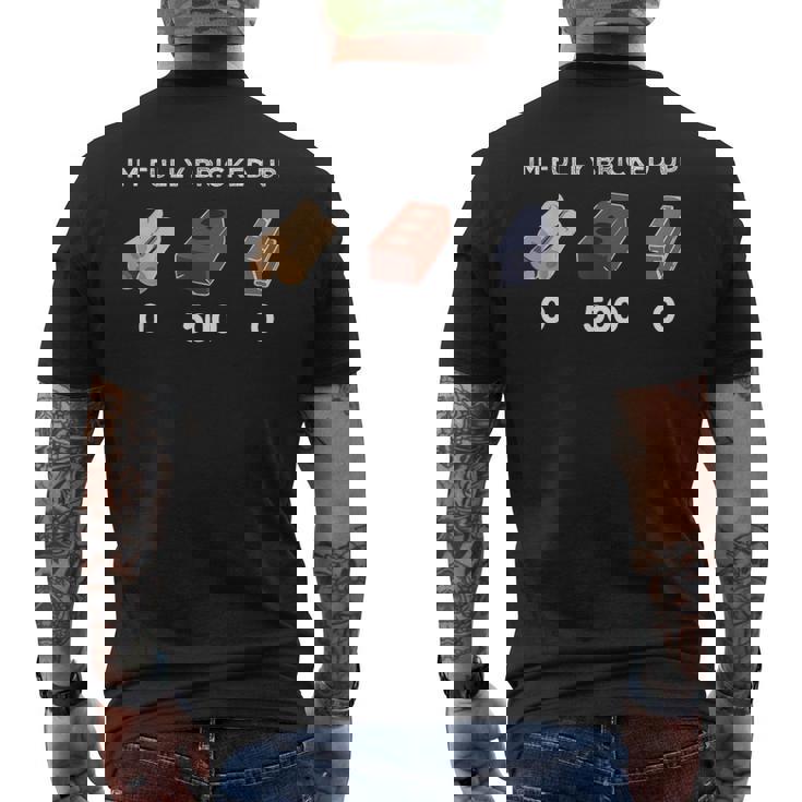 I'M Fully Bricked Up Men's T-shirt Back Print - Seseable