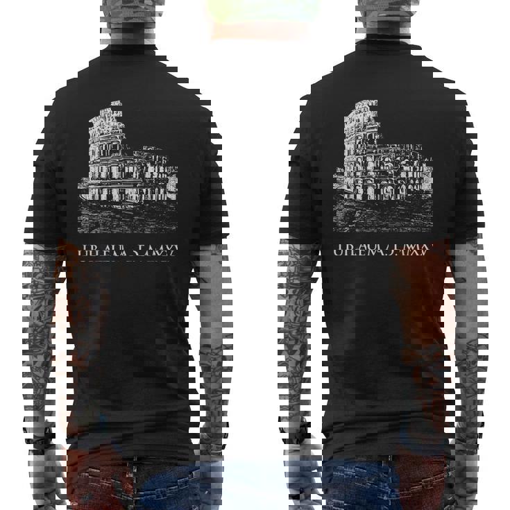 Impresión Jubileo 2025 Colección Iubilaeum Coliseo Camiseta Hombre Estampado Espalda