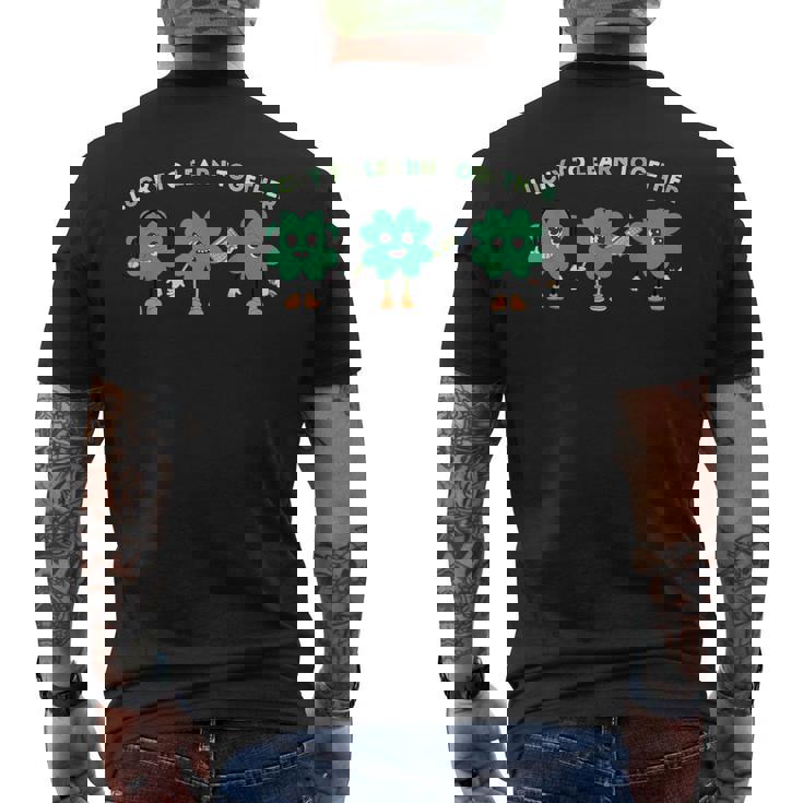 Inclusion And Acceptance St Patrick's Day Special Education Men's T-shirt Back Print