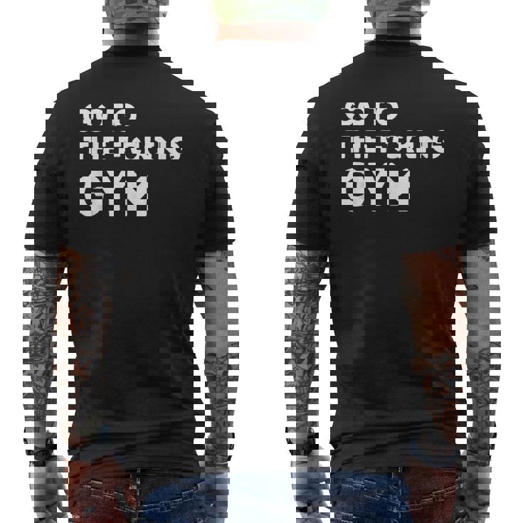Ir Al Puto Gimnasio Cita Músculos Gimnasio Fresco Diseño Amantes Camiseta Hombre Estampado Espalda
