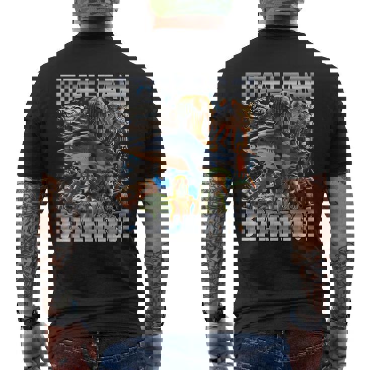 Italian Brainrot Men's T-shirt Back Print