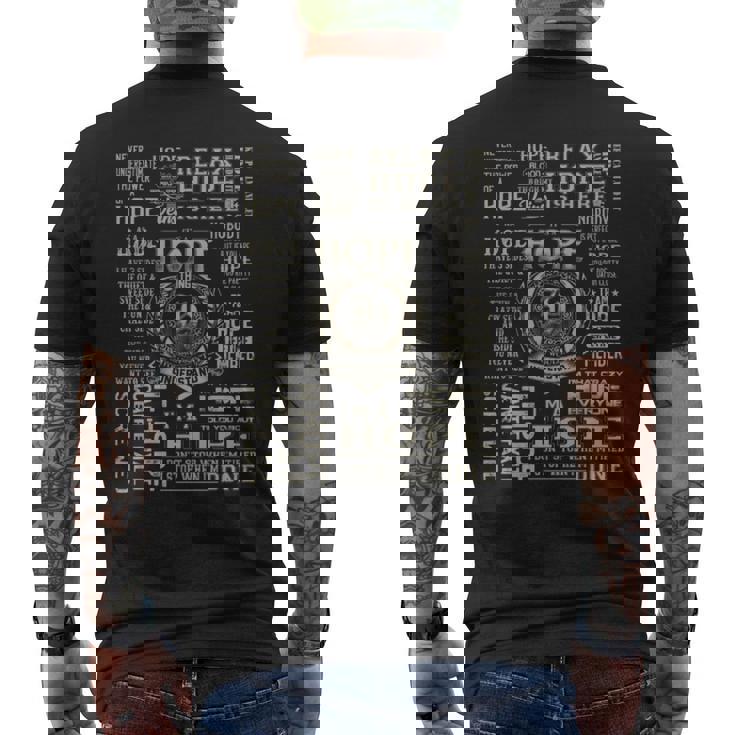 It's A Hope Thing Hope Name Men's T-shirt Back Print