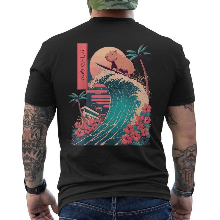 thumbnail image 2 of Langarmshirt Kinder Capybara Japan Surfen T-Shirt - Kanagawa Wave 2 of 13