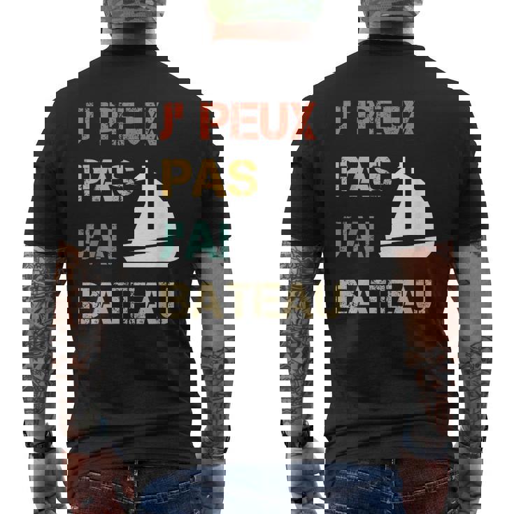Je Peux Pas J'ai Bateau Humourintage T-shirt imprimé au dos