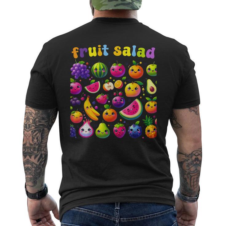 Jolie Salade De Fruits Et Bon Été T-shirt imprimé au dos