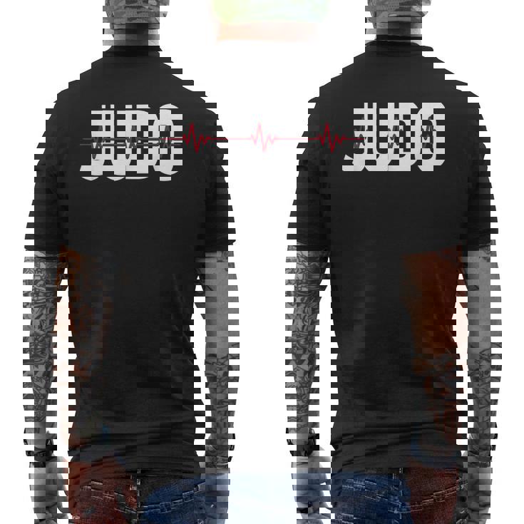 Judo Artes Combate Marcial Judoca Camiseta Hombre Estampado Espalda
