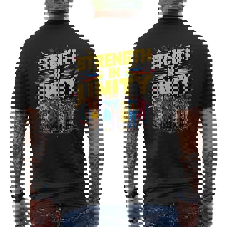 Juneteenth 1865 A Legacy Of Strength In Unity And Freedom Men's Back Print T-Shirt