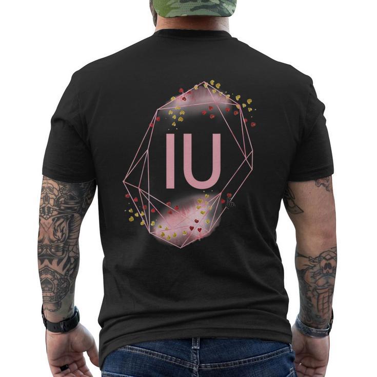 K-Pop Coréen I Love You Hand Letters Iu Together T-shirt imprimé au dos