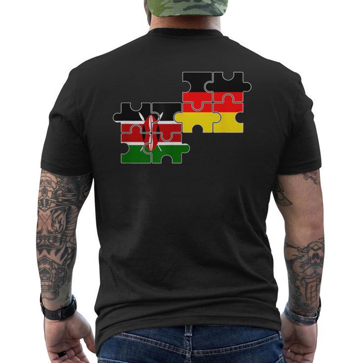 Kenya Germany Flag German Kenyan T-Shirt mit Rückendruck