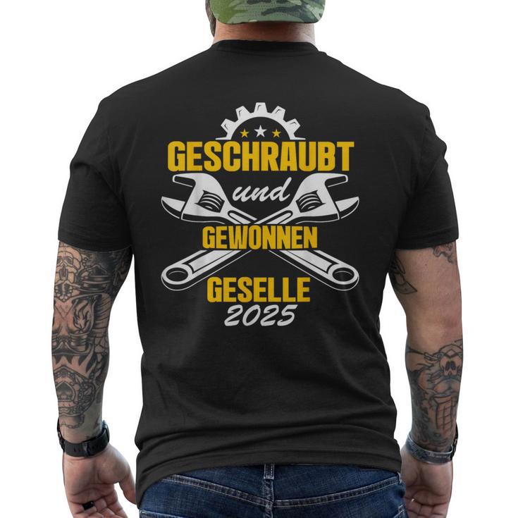 Kfz Mechatroniker Bestanden Gesellenprüfung Geselle 2025 T-Shirt mit Rückendruck