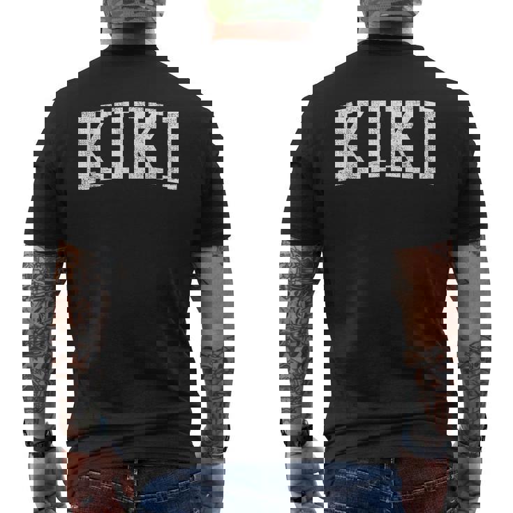 Kiki Classic Bold Font Kiki Birthday Men's T-shirt Back Print