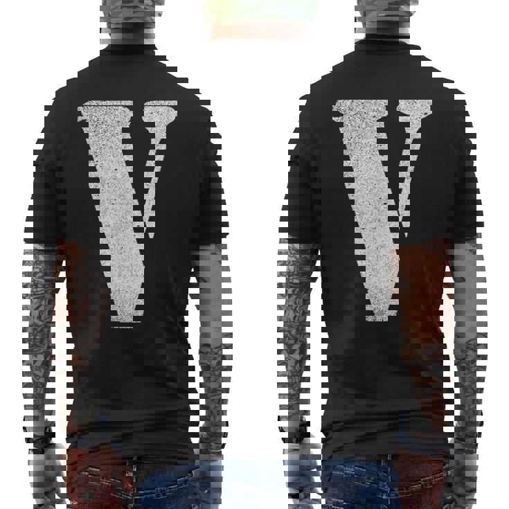 La Letra Un Diseño Con La Letra Camiseta Hombre Estampado Espalda