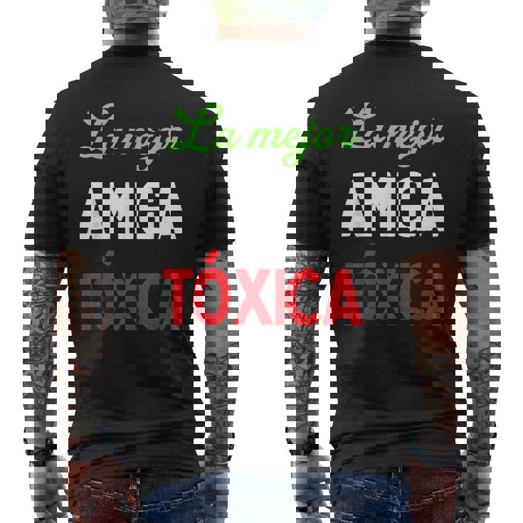 La Mejor Amiga Tóxica Español Divertido Para Latinas Enérgicas Camiseta Hombre Estampado Espalda