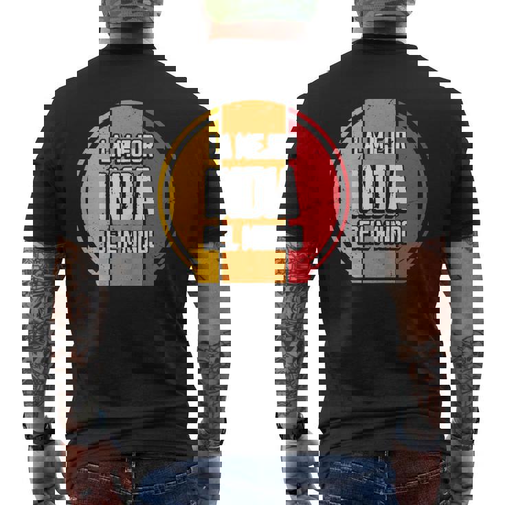 La Mejor India Del Mundo Divertido Nombre India Camiseta Hombre Estampado Espalda