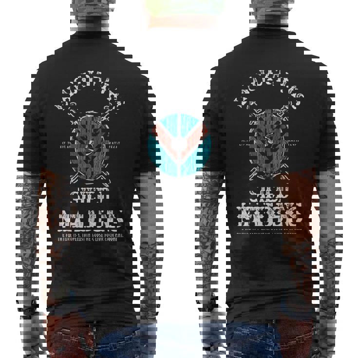 Lagertha's Shield Maidens Viking Shieldmaiden Men's Back Print T-Shirt