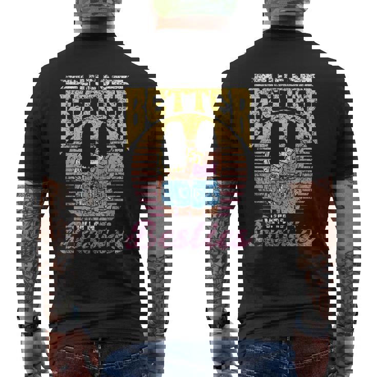 Laida Es Mejor Con Amigos Amistad Mejor Amigo Besties Camiseta Hombre Estampado Espalda