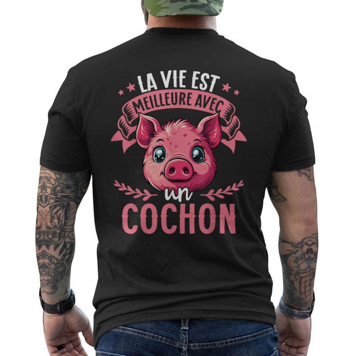 Laie Est Meilleure Avec Un Cochon Amoureux Des Cochons T-shirt imprimé au dos