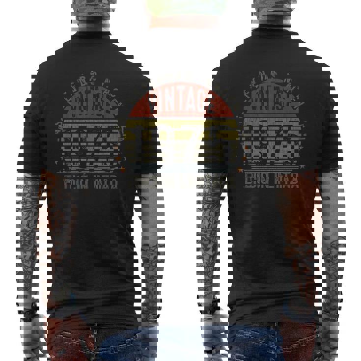 Las Leyendas Nacen Enintage 1975 50 Cumpleaños Camiseta Hombre Estampado Espalda