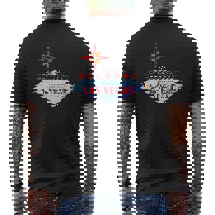 Las Vegas Casino Vegas Strip Nightlife Souvenir And Men's Back Print T-Shirt