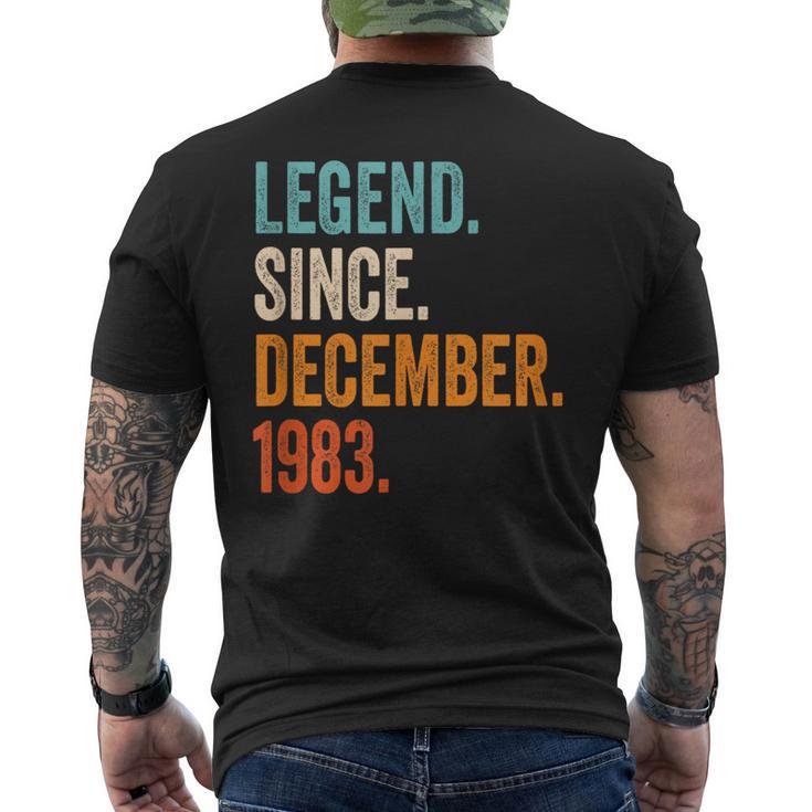 Legend Since December 1983 41 Years T-Shirt mit Rückendruck