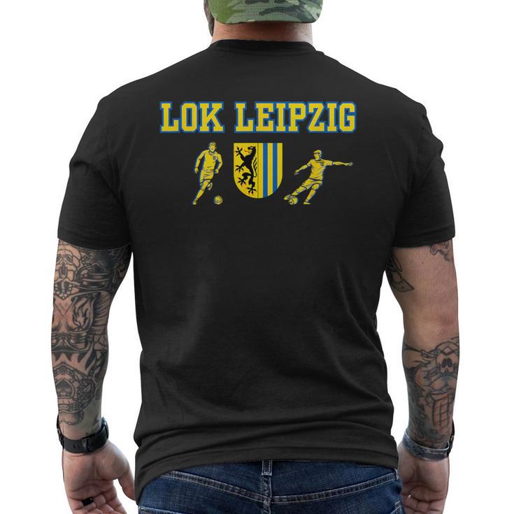 Lok Leipzig Fussball Kickenerein Fan Heimat Sachsen T-Shirt mit Rückendruck