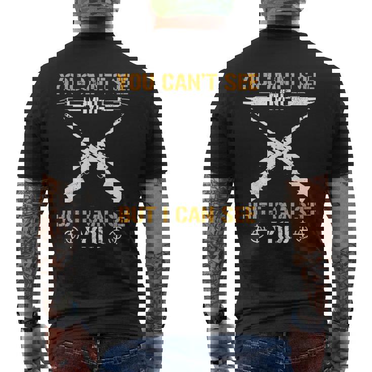 Long Range Shooting Marksman Precision Rifle Shooter Camiseta Hombre Estampado Espalda