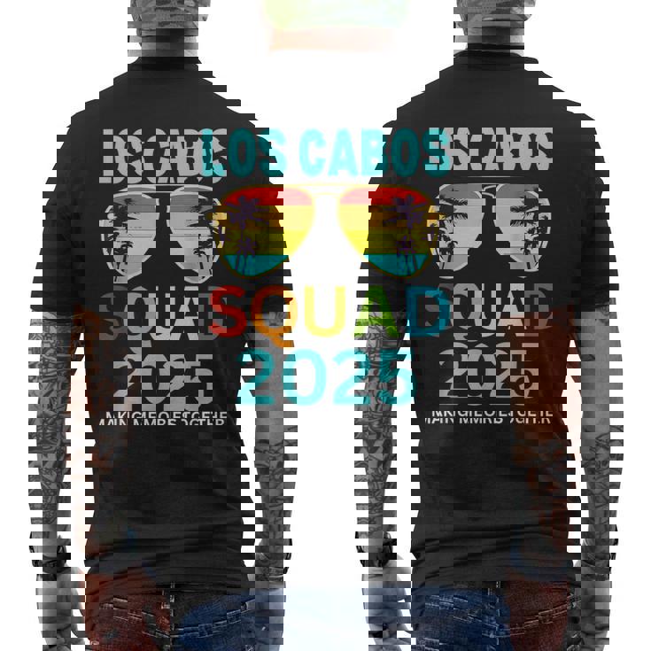 Los Cabos 2025 Tropical Beach Vacation Matching Men's T-shirt Back Print