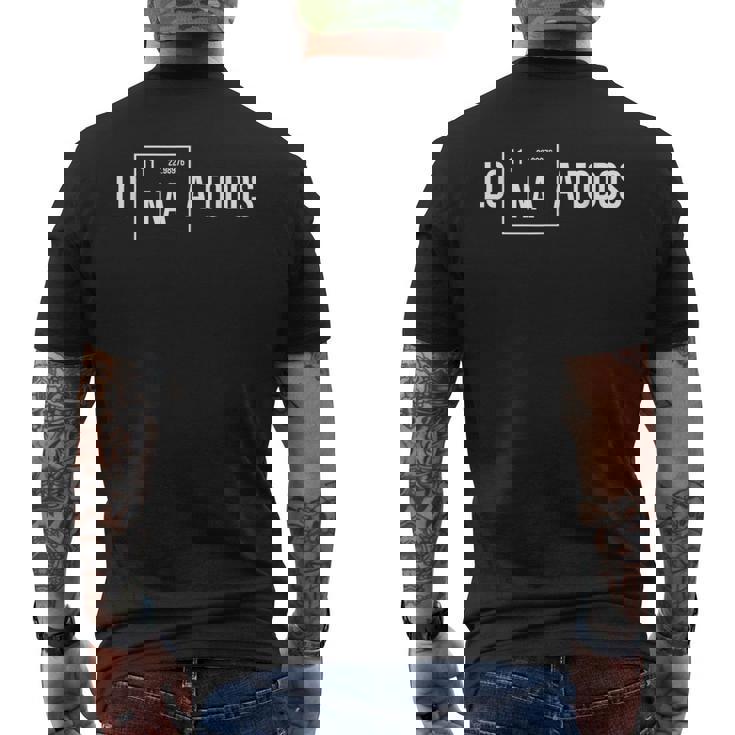 Los Odio A Todos Lo Na A Todos Lo Sodio A Todos Camiseta Hombre Estampado Espalda