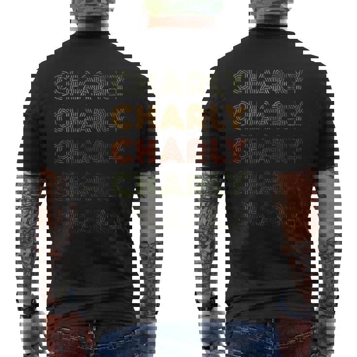 Love Heart Charly Grunge Estilointage Negro Charly Camiseta Hombre Estampado Espalda