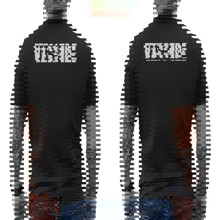 Machine Saying Fun Fun Sport T-Shirt mit Rückendruck