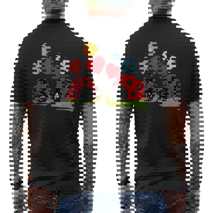 Marienkäfer Liebe I Insekt Niedlich Siebenpunkt Käfer Kinder T-Shirt mit Rückendruck