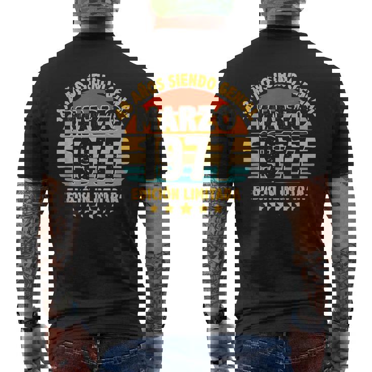 Marzo 1977 48 Años Hombre Cumpleaños Regalo Marzo 1977 Camiseta Hombre Estampado Espalda