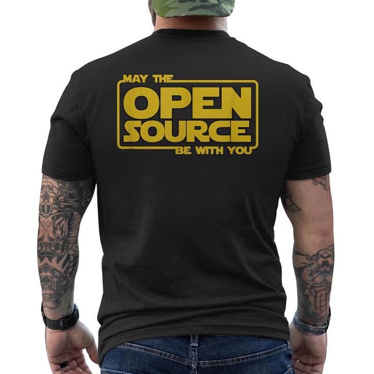 May Open Source Programming Devops Software Linux Java T-Shirt mit Rückendruck