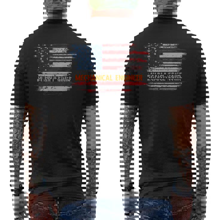 Mechanical Engineering Vintage Engineers Mechanical Men's Back Print T-Shirt