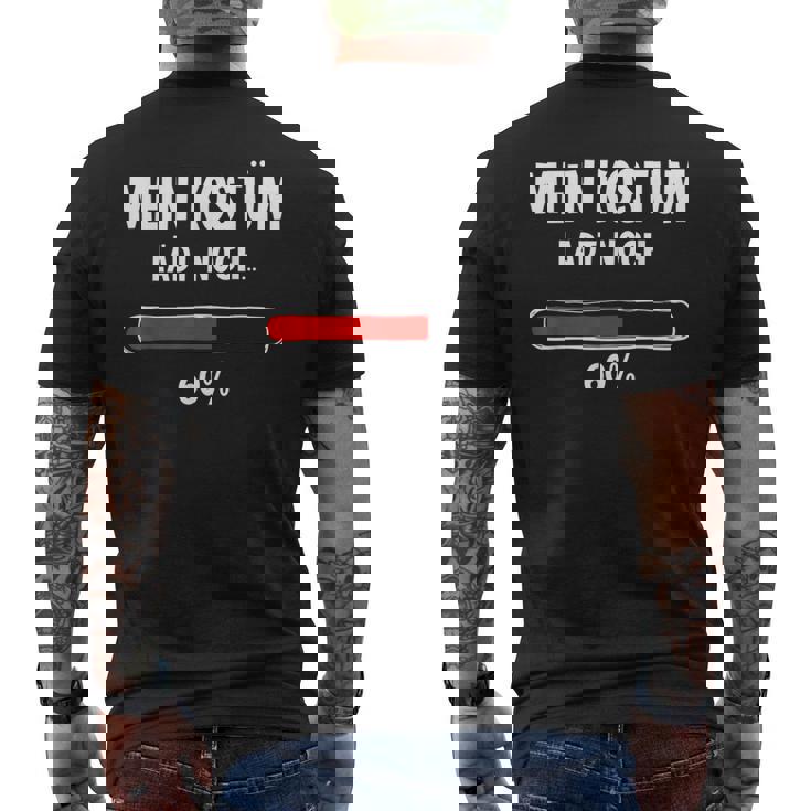 Mein Kostümladen Noch Ladebalken For Nerd Carnival T-Shirt mit Rückendruck