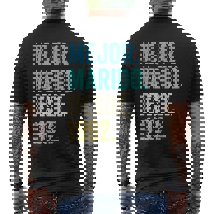 Mejor Marido Desde 1992 33 Aniversario De Boda 33 Años Camiseta Hombre Estampado Espalda