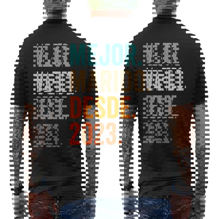 Mejor Marido Desde 2023 1 Aniversario De Boda 1 Año Camiseta Hombre Estampado Espalda