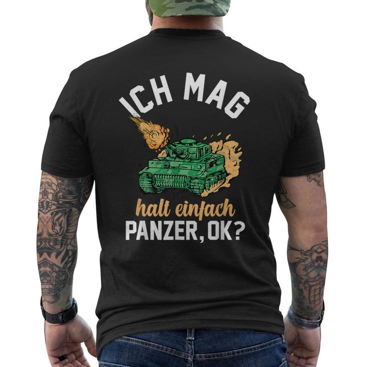 Military Tank Driver T-Shirt mit Rückendruck