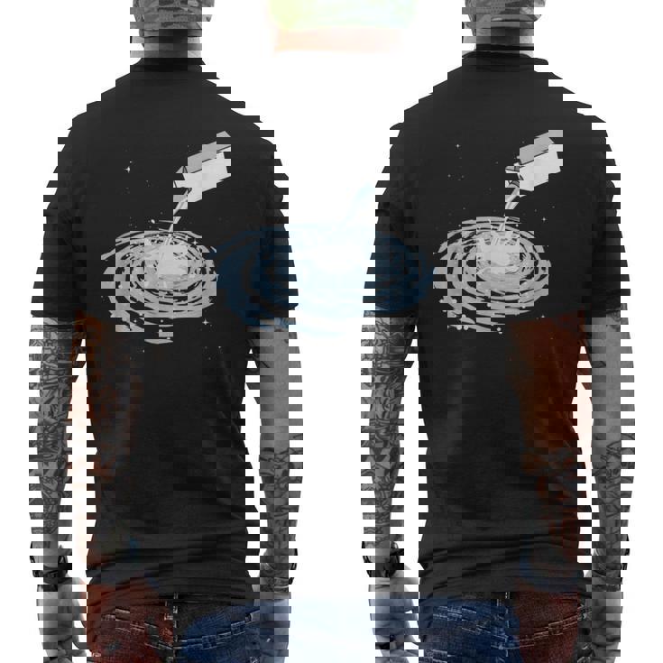 Milkyway Milky Way Milk Universe Space T-Shirt mit Rückendruck