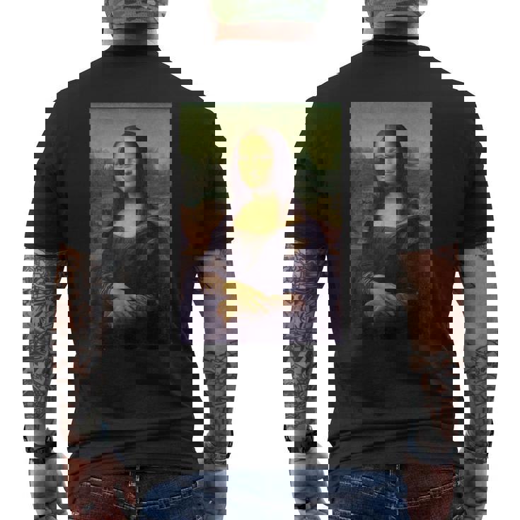 Mona Lisa Leonardo Dainci Historia Del Arte Arte Renacimiento Camiseta Hombre Estampado Espalda