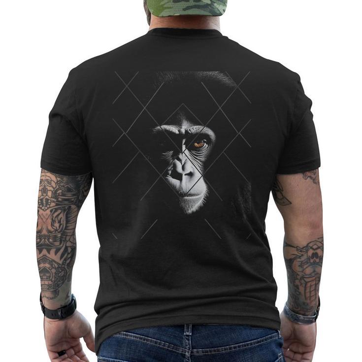 Mono Animal Motivo Arte Mono Camiseta Hombre Estampado Espalda