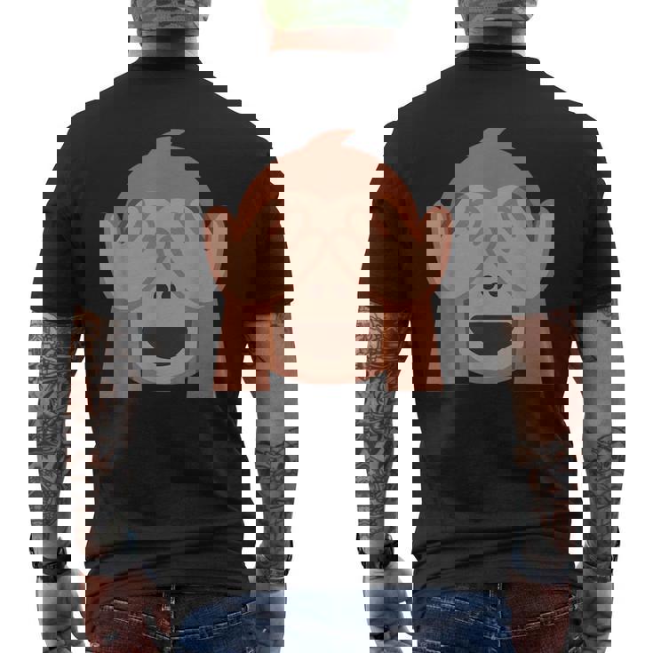 Mono See-No-Evil Camiseta Hombre Estampado Espalda