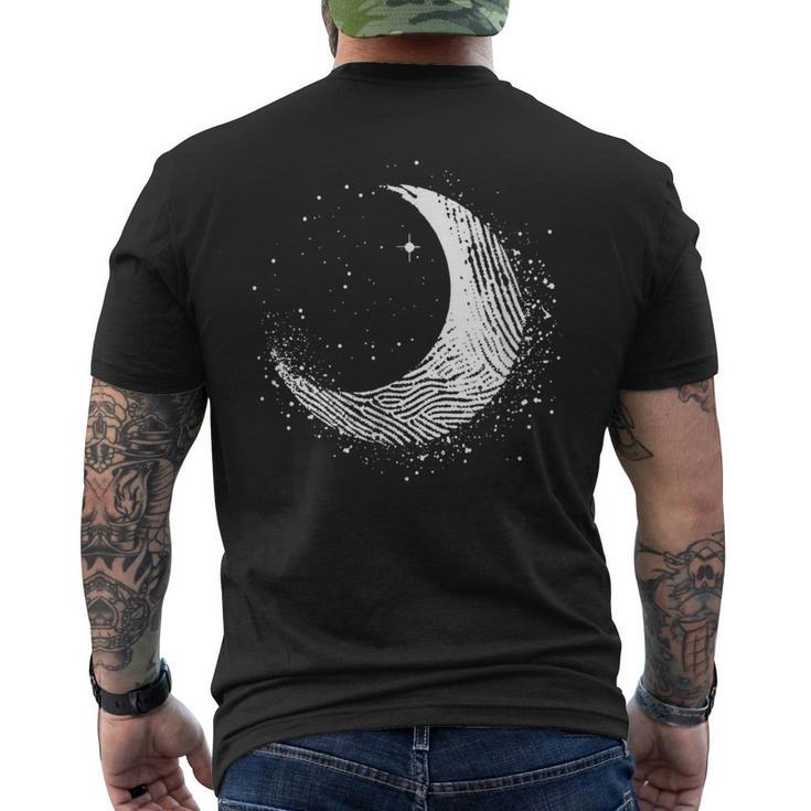 Moon Motif Half Moon Print Full Moon Mobile Phone Cover T-Shirt mit Rückendruck