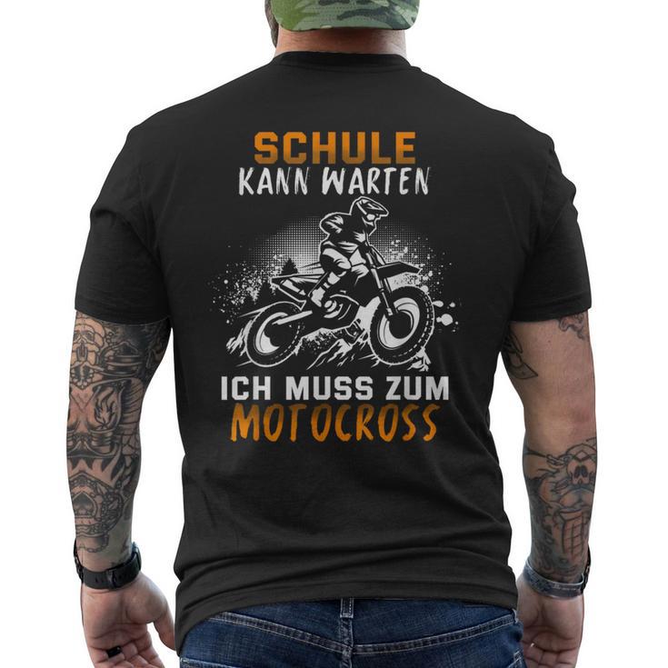 Motocross For Boys Enduro Offroad Superbike S T-Shirt mit Rückendruck